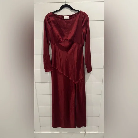naila satin dress Naila